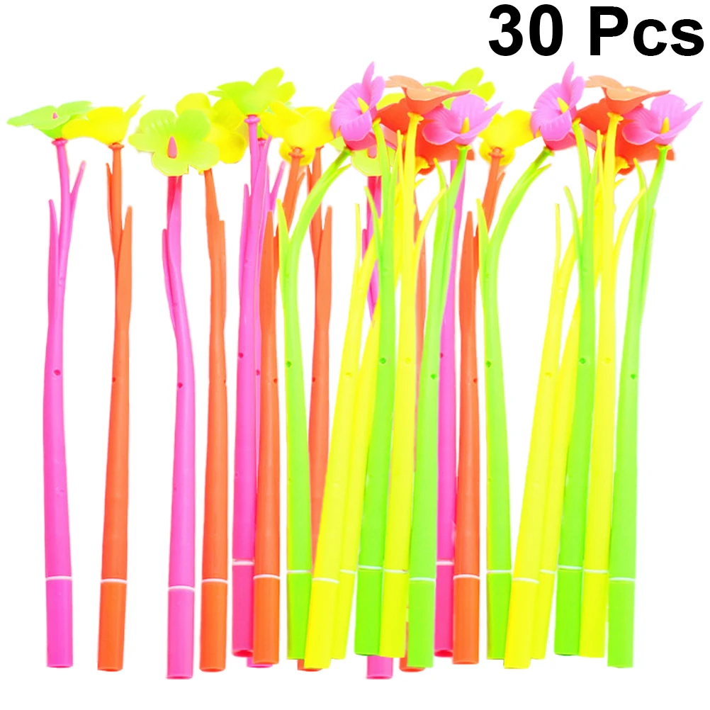 

30pcs Watercolor Gel Pens Neutral Colors Candy Colored Rubber Tips Smooth For Crafting Coloring Sketching Journaling