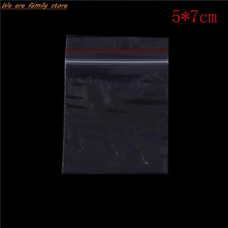 100Pcs Mini Zip lock Bags Cheaper Small Plastic Zipper Bag Ziplock Bag Plastic Packaging Bags Ziplock Pill Packaging Pouches