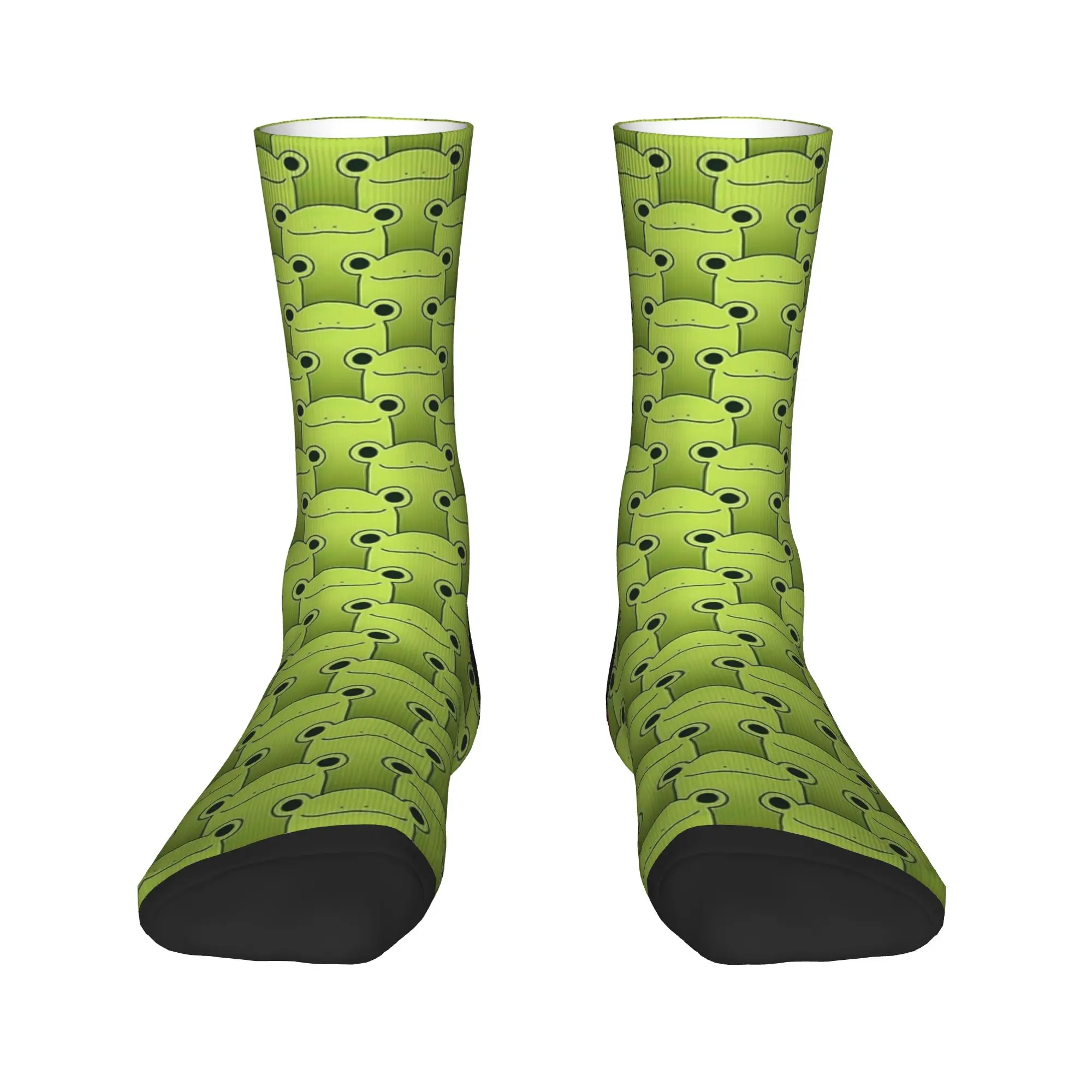 Kaos Kaki Frog Catching Fly Stoking Korea Kaos Kaki Pria Anti Selip Musim Dingin Kaos Kaki Lari Kustom Lembut Hangat