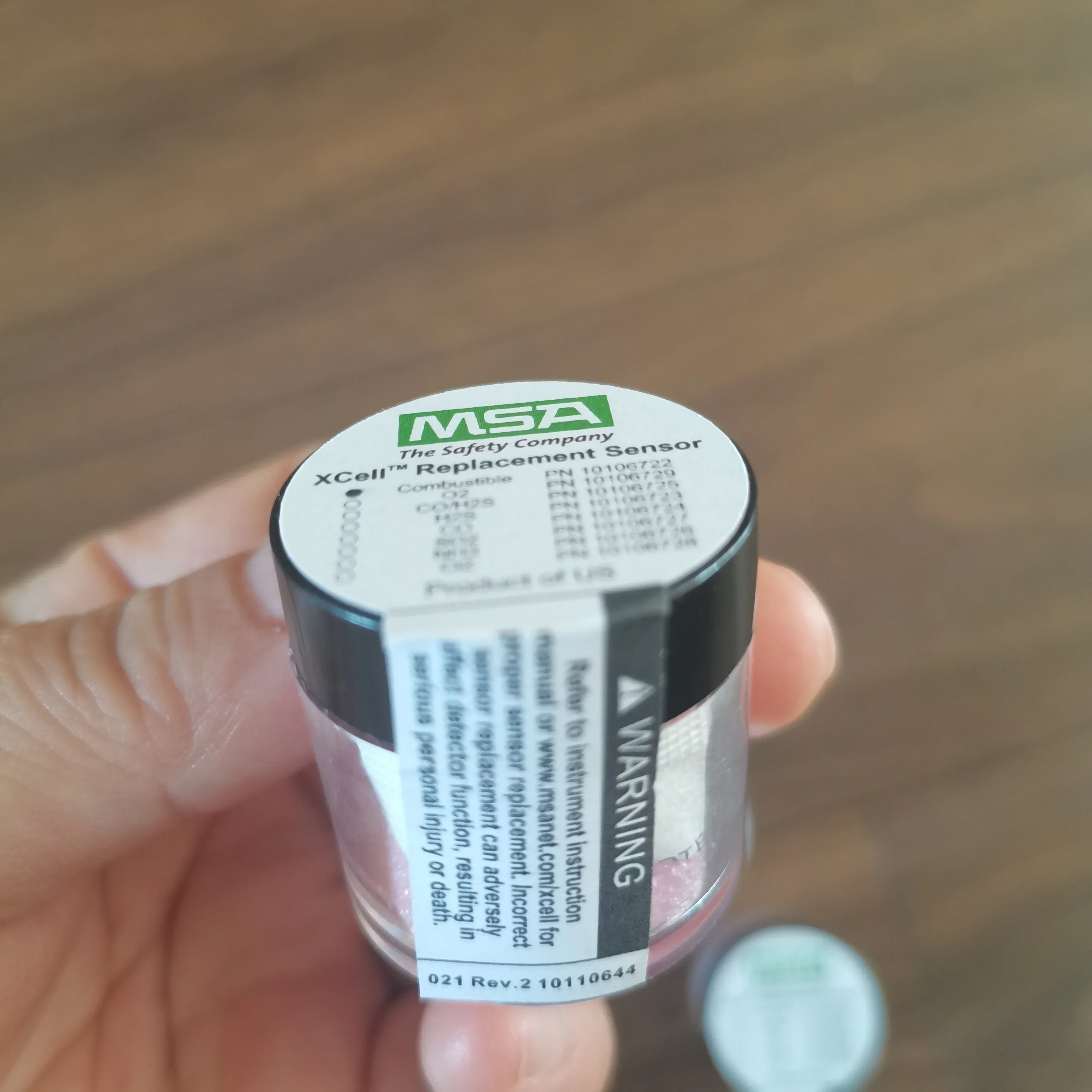 Capteur O2 MSA XCell 10106729 pour modèles Altair 4X - 4XR et 5X