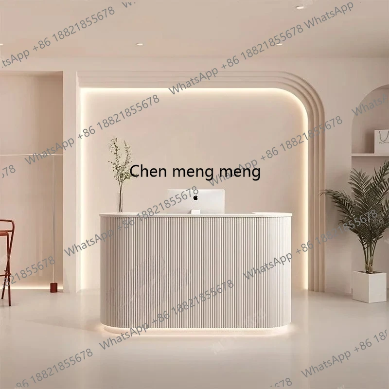 

Стойки ресепшн в итальянском стиле для салонов красоты, магазинов одежды, современные минималистичные стойки ресепшн, элитная мебель для ресепшн