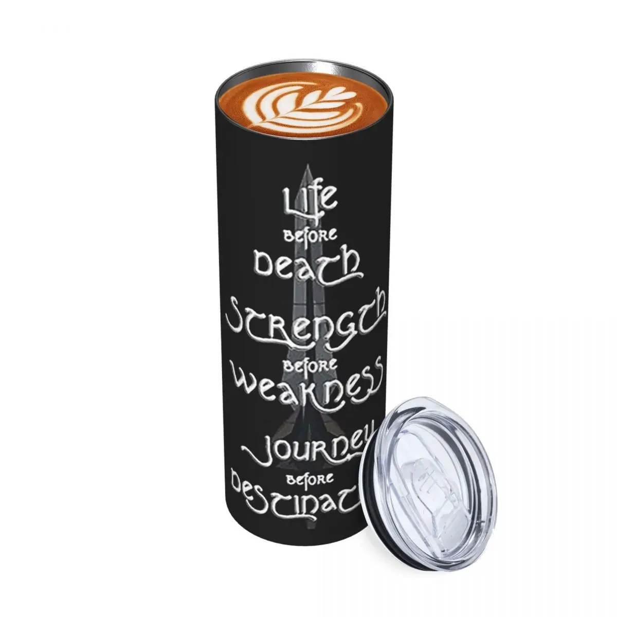 Life Before Death, Strength Before Weakness, Journey Before Destination Insulated Mug Thermal Cold Cups Straws With Lid 20oz