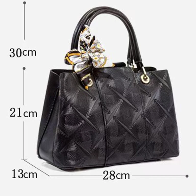 

Ladies' new fashionable large capacity handbag versatile shoulder bag atmospheric simple crossbody bag shoulder crossbody bag
