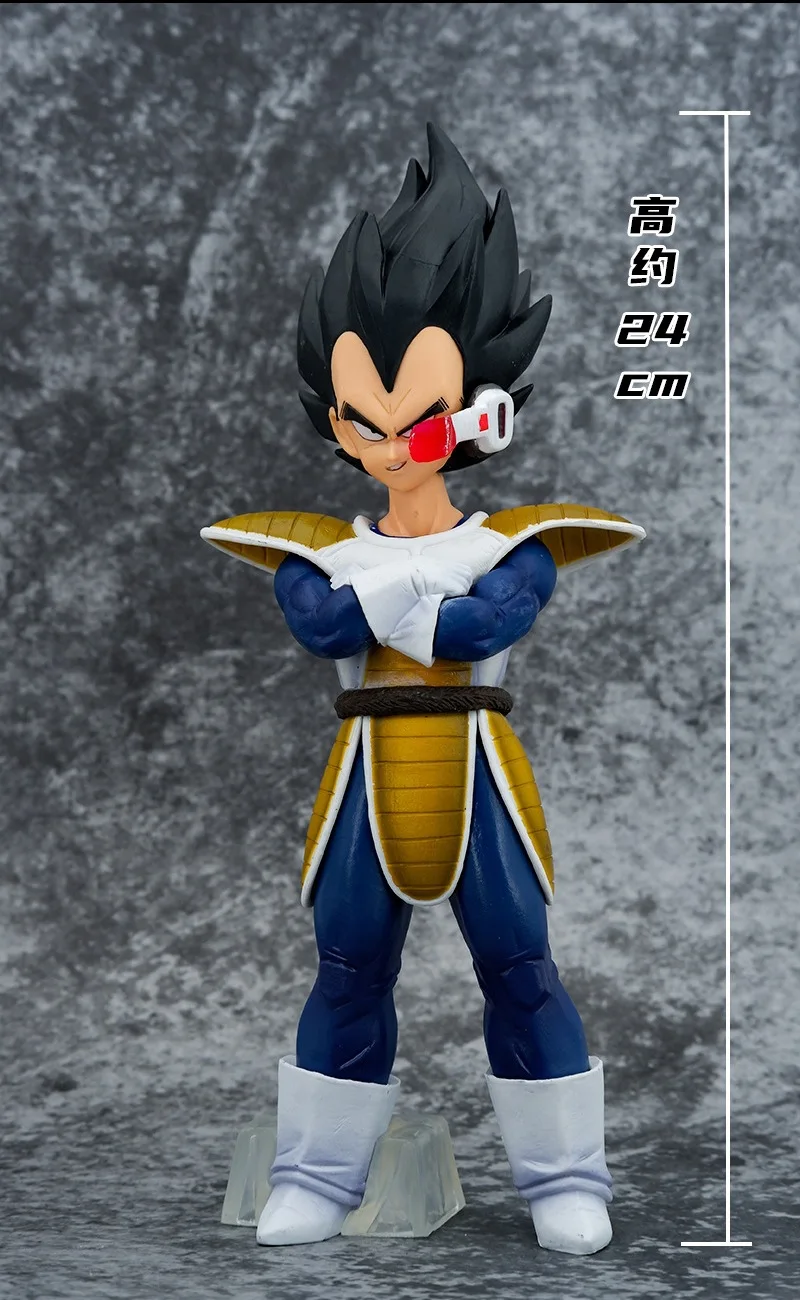 BANDAI 24CM Anime Dragon Ball rysunek Vegeta figurka pcv Model figurki zabawki dla dzieci prezenty