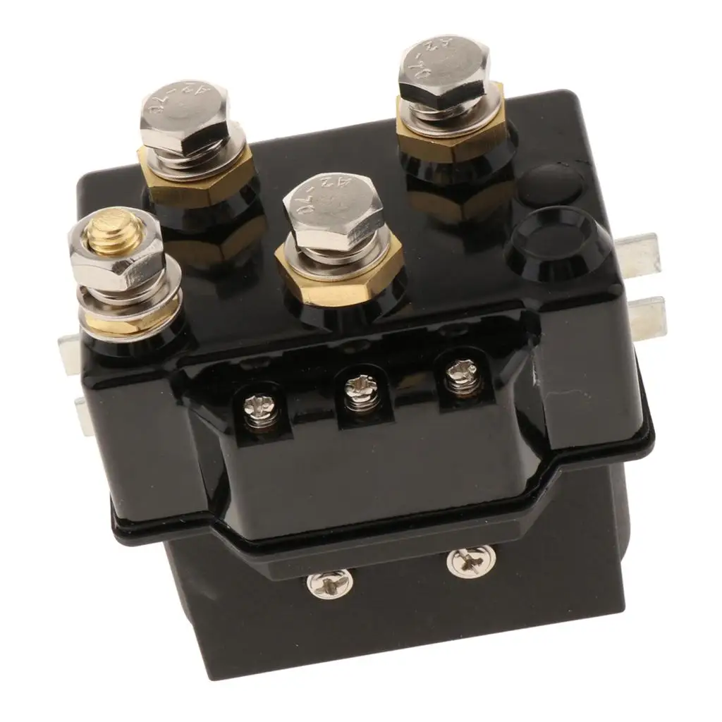 24V ATV UTV relé solenoide cabrestante contratista, solenoide de cabrestante para cabrestante de vehículos 4x4, accesorios de cabrestante eléctrico