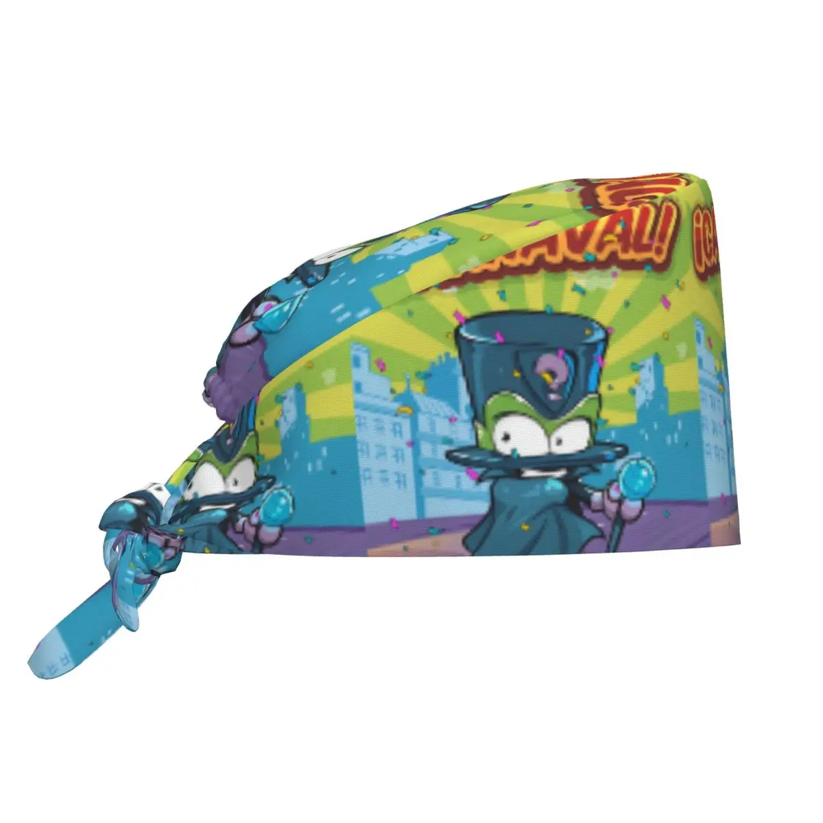 

Медицинская шапочка-бини Super Zings для медработников: модная, мягкая, удобная, с завязками сзади, для мужчин и женщин