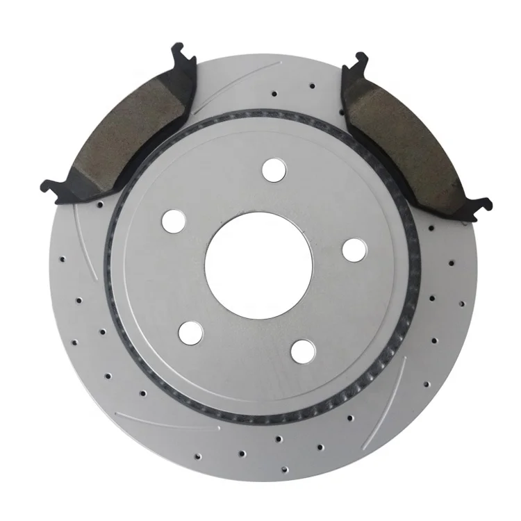 Auto Parts Front Brake Rotors Disk Brake Kit for Dodge Ram 1500 Challenger Charger Hellcat