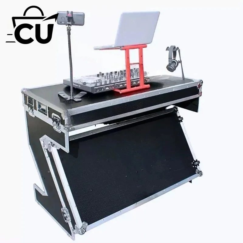 Suitable for Portable DJ air box, DJing table, console table, bar nightclub DJ table folding DJ table