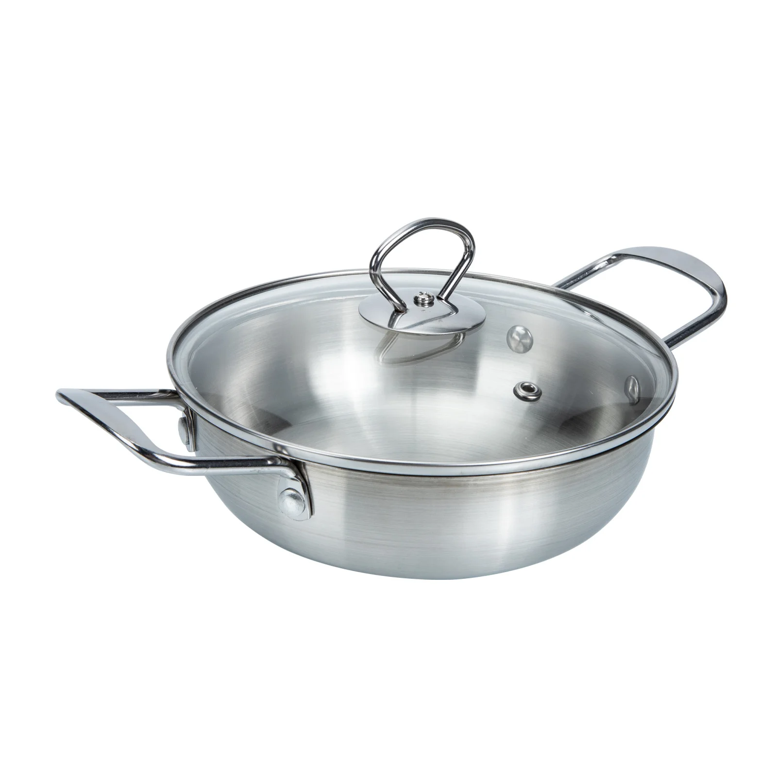 

Mini Ramen Soup Pot Stainless Steel Nonstick Easy Clean Double Handle Anti-Scalding Noodle Cooking Kitchen Cookware