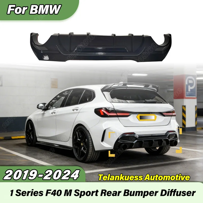 For Bmw 1 Series F40 M Sport 2019 2020 2021 2022 2023 2024 Automobile Hatchback Competitive Model Rear Bumper Diffuser Body Kit