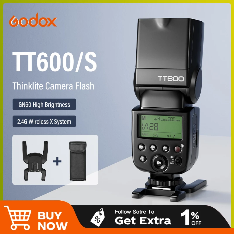 

Godox TT600/TT600S Вспышка для камеры 2,4G Беспроводная GN60 Master/Slave Вспышка для камеры Speedlite для Canon Nikon Sony Pentax Olympus Fuji