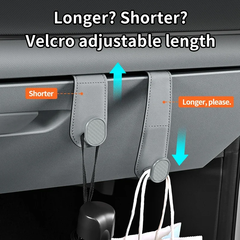 Adjustable Car Glove Box Hook Heavy‑Duty 20KG Load Capacity Passenger Glovebox Hange for Handbags Umbrellas Grocery Bags Storage