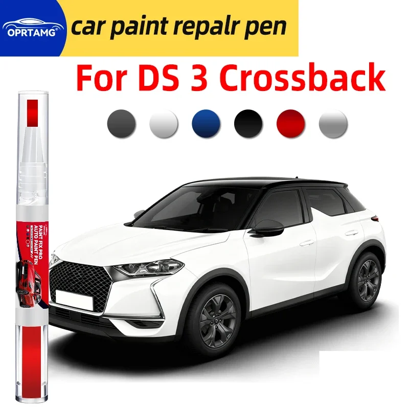 Caneta para retoque de pintura de carro, para ds 3 crossback 2018-2024, reparo de arranhões na pintura do carro, acessórios para reparo de carroceria,