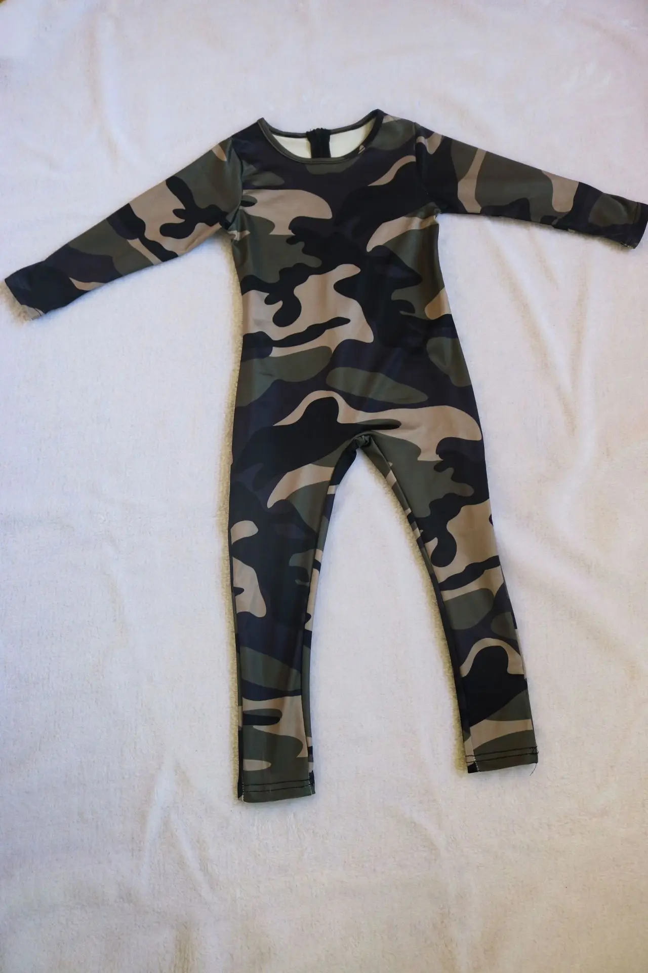 long sleeve jumpsuit baby girls rompers autumn toddler fall clothes kids bodysuit black camouflage letters sports 1 to 7 yrs