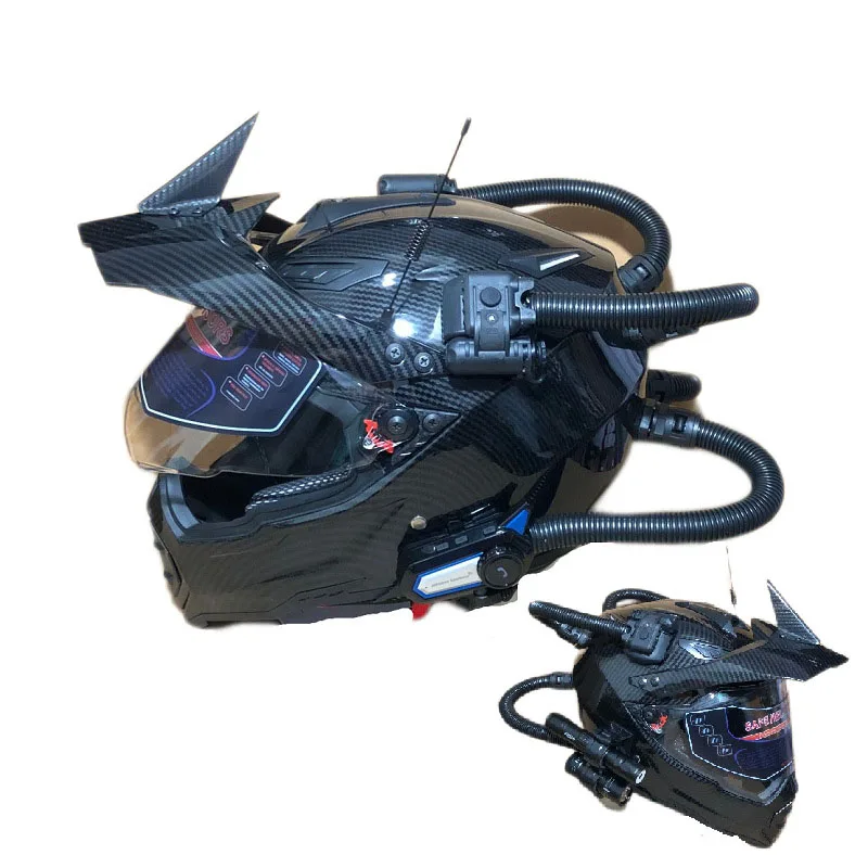 

Smart Tactical Motorcycle Helmet ABS Wireless Intercom with Camera Certified Moto Cascos