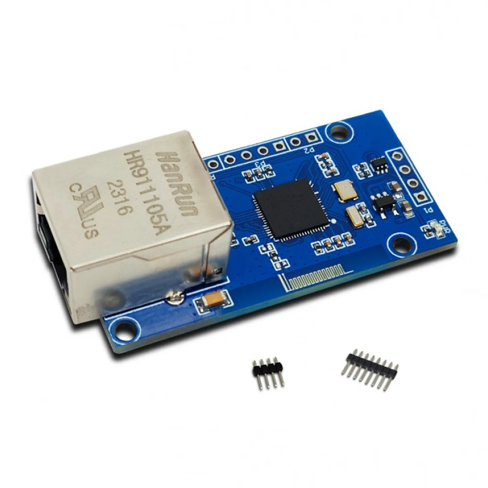 CH32V208 Serial to Ethernet Module TTL Network Transparent Transmission Development Board with TCPServer to UART Function