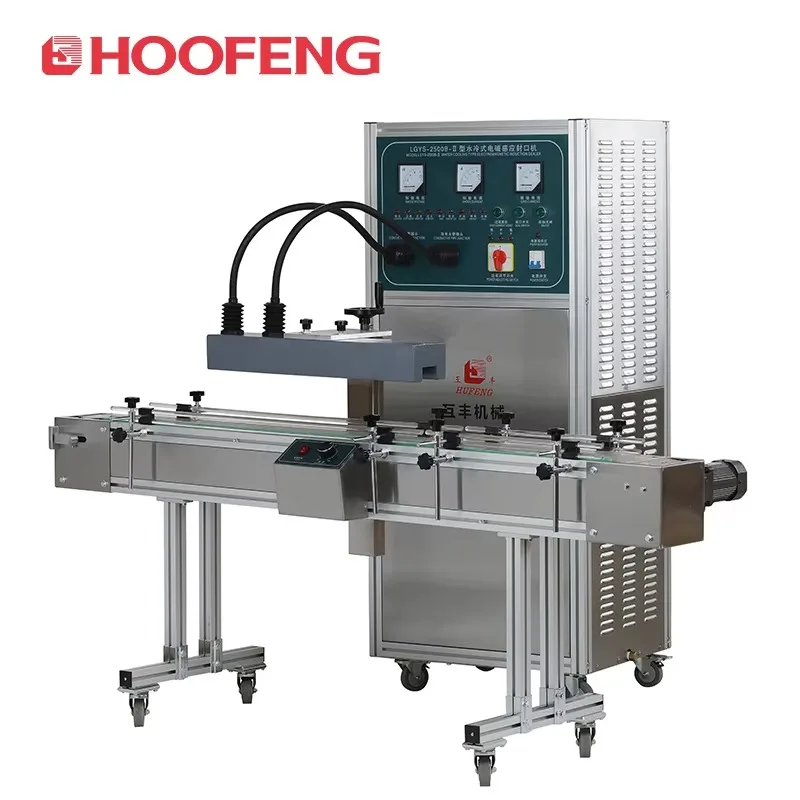 Automatic Electric Water-Cooled 304 Stainless Steel Electromagnetic Induction Sealing Machine For Cans And Plastic Bottles