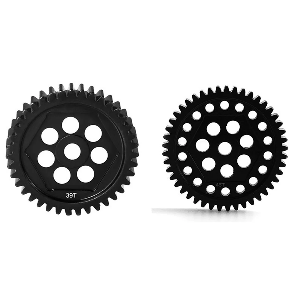 SLQZT Ingranaggio cilindrico in metallo 45T 0,8 M (32P) PARTE AUTO RC per cingolato RC 1/10 -4 TRX4