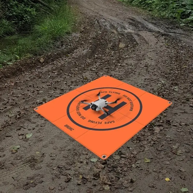 Q6PA Landing Pad Fast-Fold-Double-Sided Waterproof PU 65cm for Mini 3 Air 2 3 FPV Accessories
