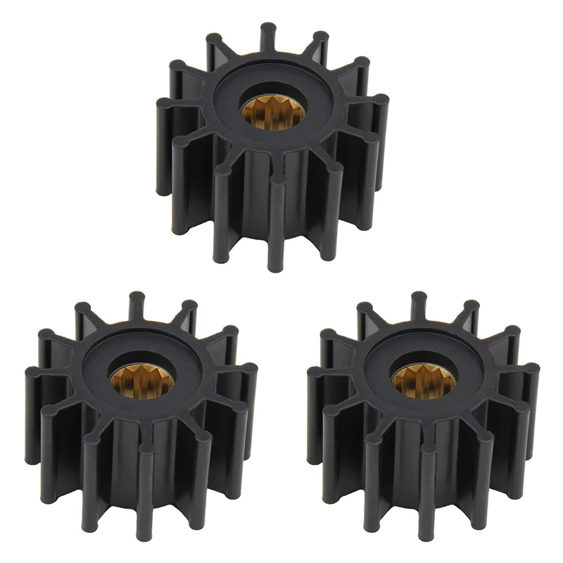 

3X Water Pump Impeller For Jabsco Volvo Penta Johnson 09-1027B 1210-0001 18-3081