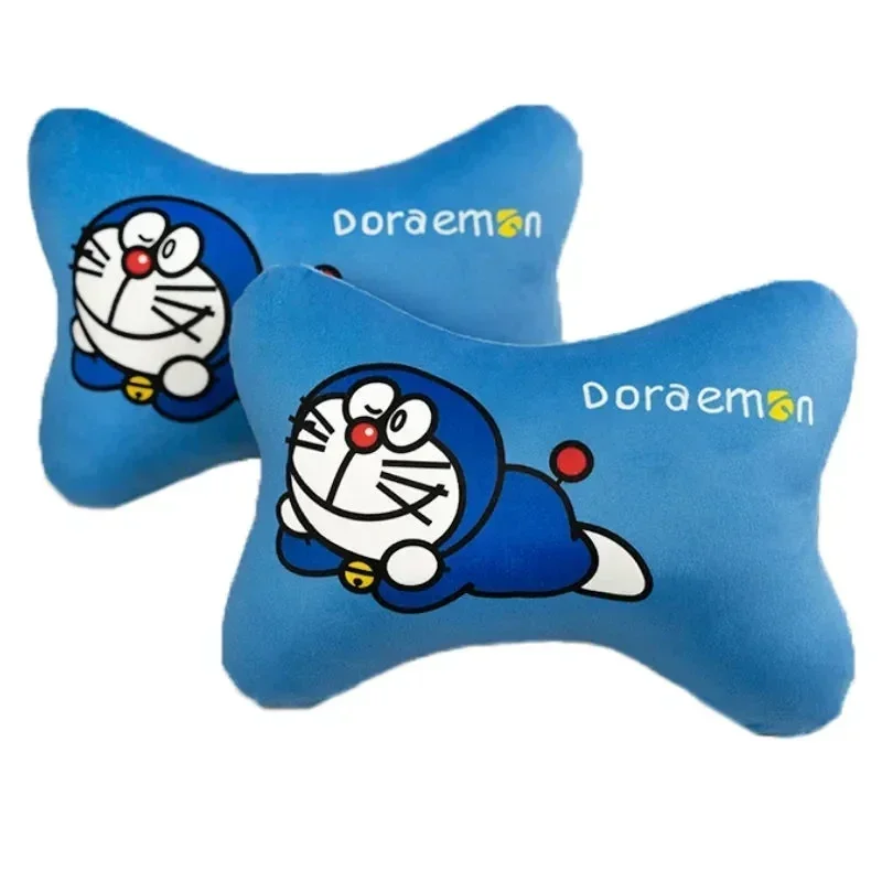 

DORAEMON cute automobile interior decoration articles seat pillow waist backrest car headrest neck protection pillow backrest