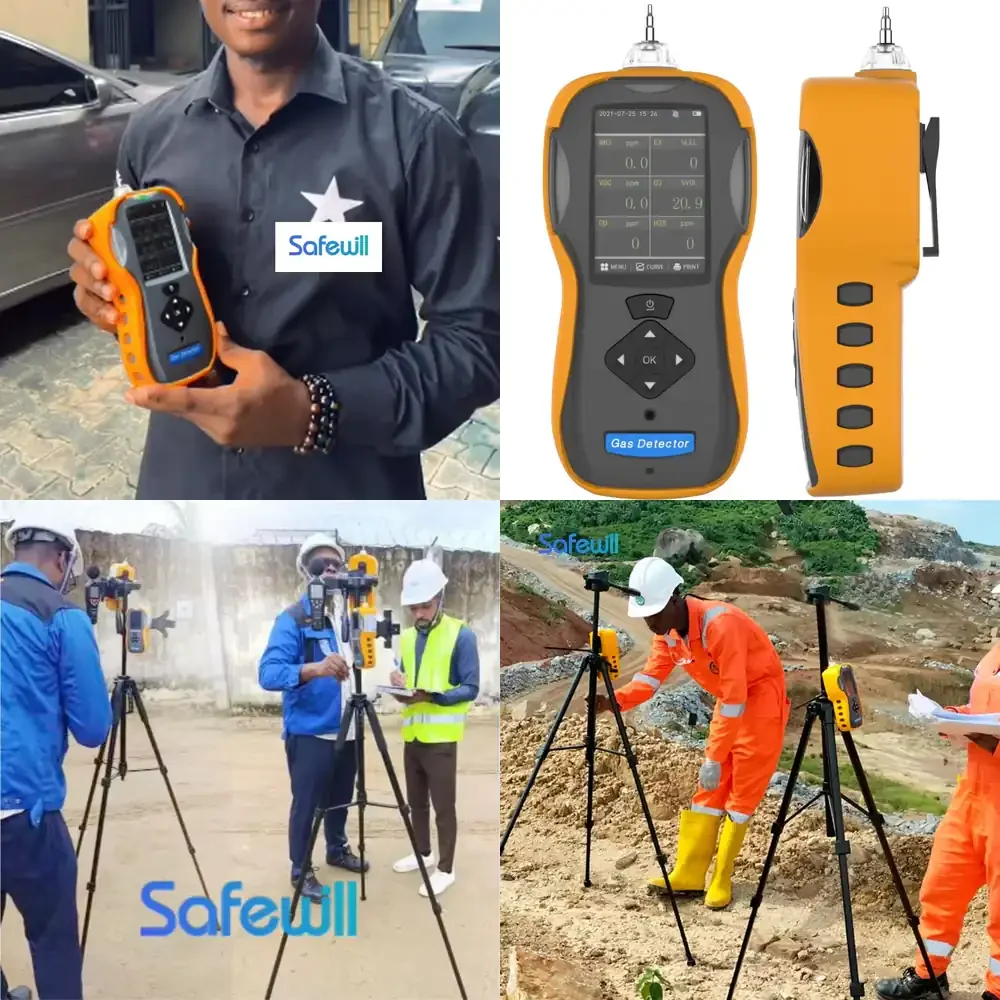 

Portable Multi for ES60A LPG Propane Butane Methane CO 6 in 1 Leak Tester for Industrial Safety