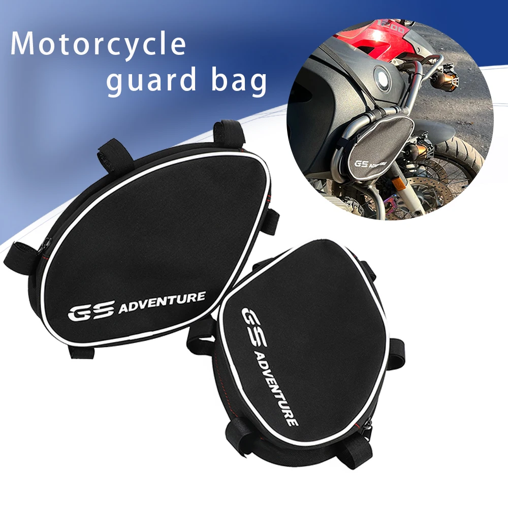 

Motorcycle For BMW R1200GS Adventure R1200 2005- 2012 Frame Crash Bars Waterproof Bag Original Bumper Repair Tool Placement Bags