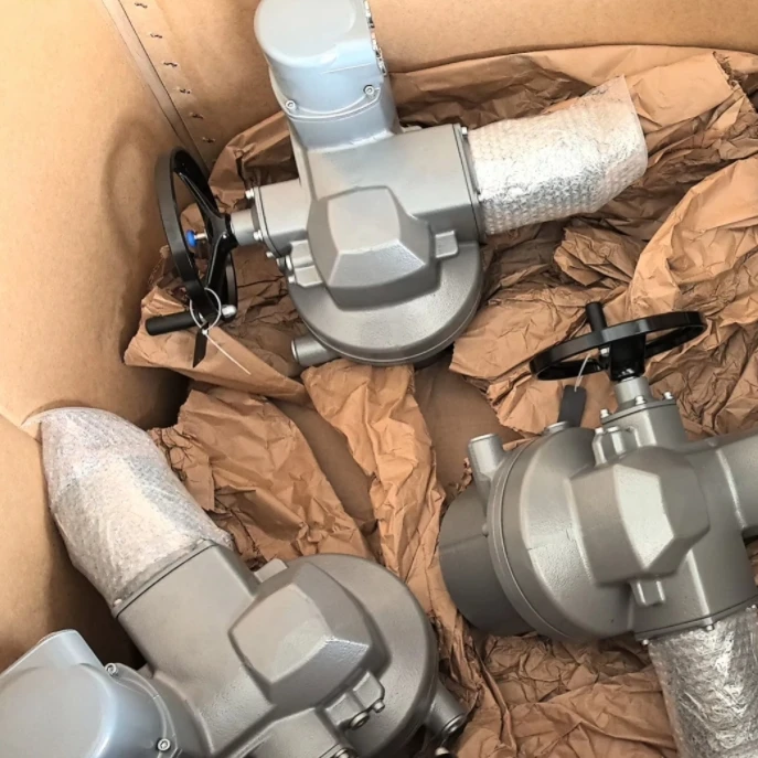 مشغل كهربائي متعدد المنعطفات من Auma SA/SAR/SAV/SAEX مشغل صمام مع صمام فرامل العلامة التجارية الصينية مورد مخزون Auma