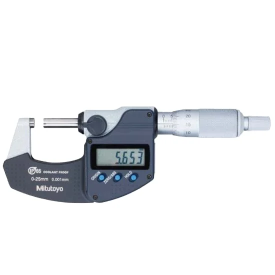 Mitutoyo Coolant Proof  Micrometers SERIES 293 Digital display Carbide measuring face with dust/water protection IP65 level