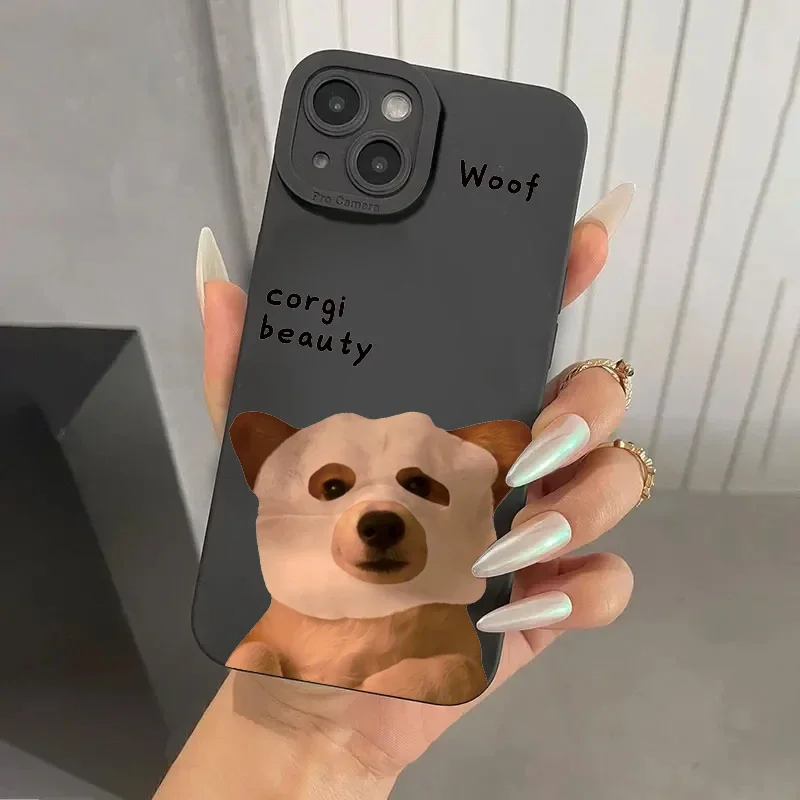 Beauty Pet Dog Cat Silicone Phone Case For Samsung Galaxy S23 Ultra S22 Plus S21 S20 FE A14 A34 A54 A13 A23 A33 A52 A72 Cover