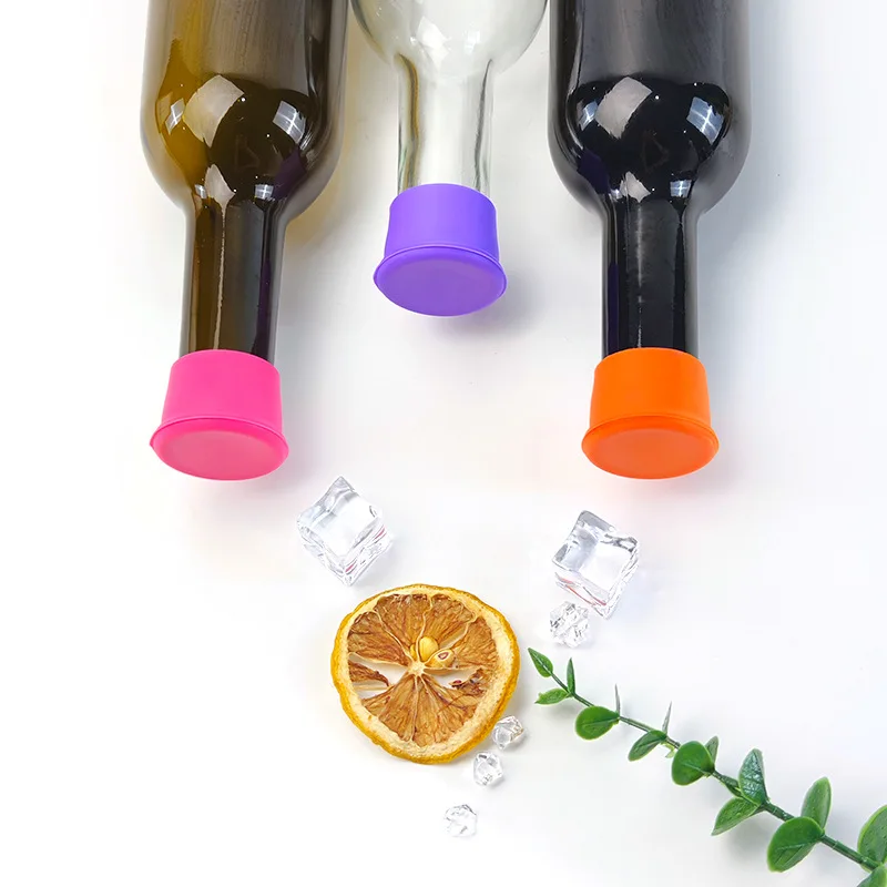 

5 шт. силиконовые пробки для вина, одобренные FDA, герметичные, сохраняющие свежесть, для бутылок красного вина и ликеров, аксессуар для кухни и бара