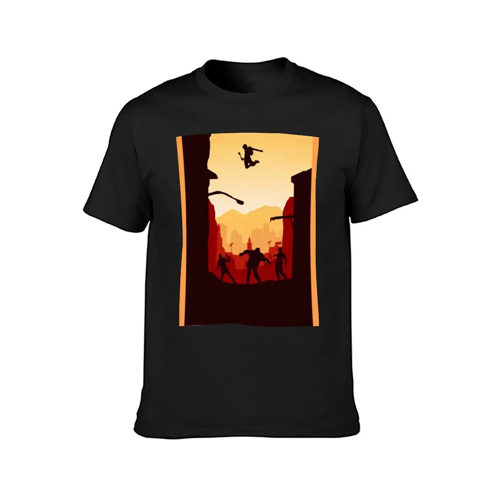 Dying Light - Minimalist Travel Style - Video Game Art T-shirt tops Men's t shirts