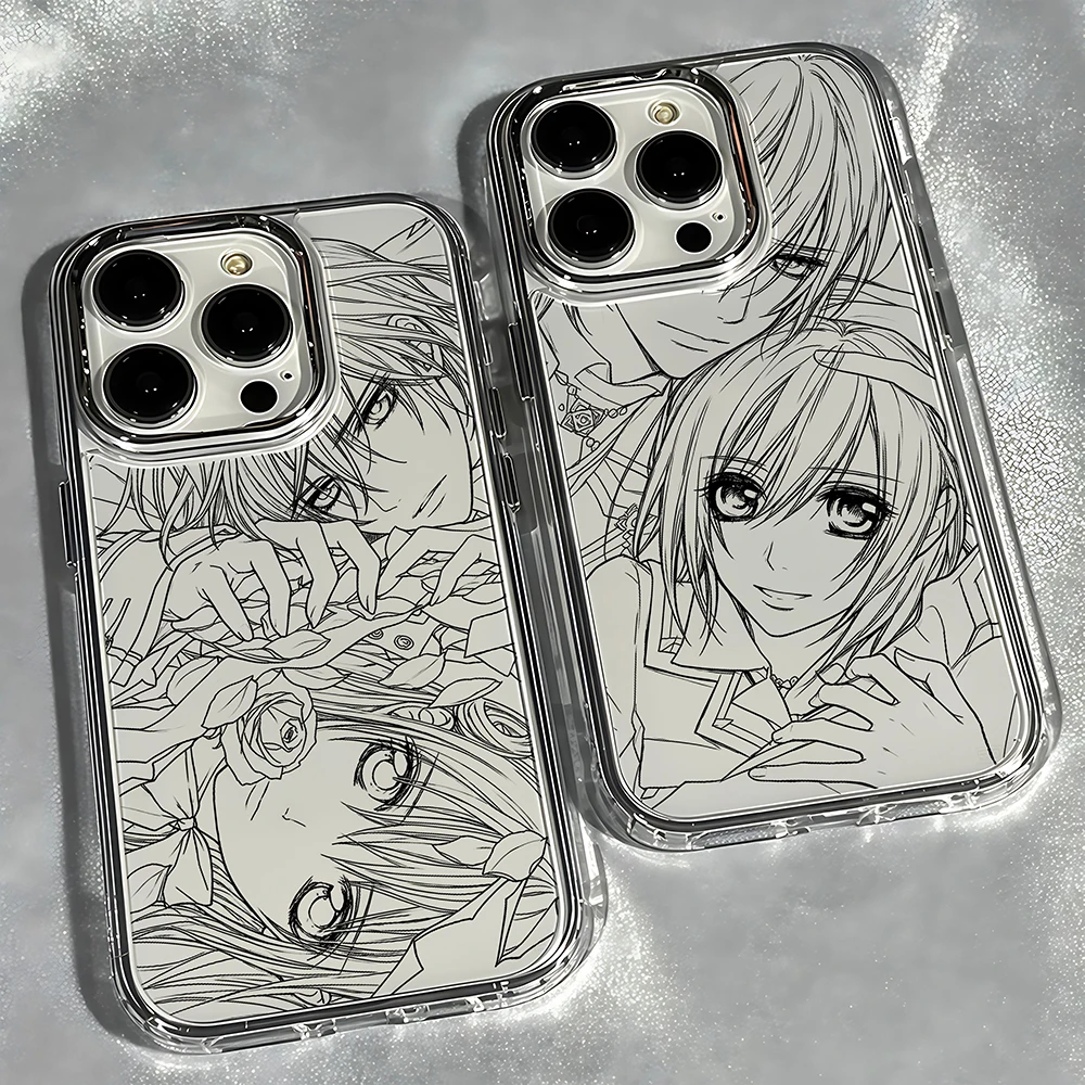 Comics Vampires Knights Phone Case for Samsung Galaxy S26 S25 S24 S23 S22 S21 Note20 FE Ultra Edge Plus 4G 5G Transparent Soft