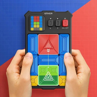 Super Slide Huarong Road Smart Sensor Game 500+ Levelled UP Brain Teaser Puzzles Interactive Fidget Toys For Kids Gifts