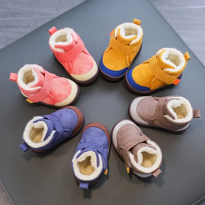 Girl Boot Baby Snow Boot Winter Baby Soft Sole Walking Shoe Child Plush Cotton Shoe Anti Slip Warm Kid Shoe Kid Boot Boy Botines