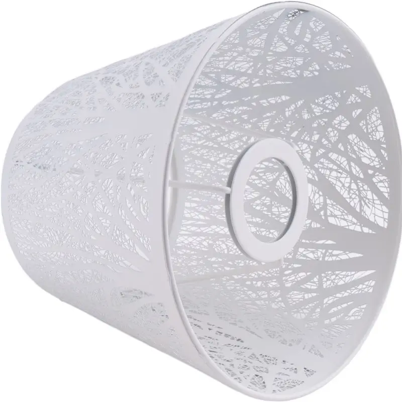 

A74E-Small Lamp Shade,Barrel Metal Lampshade With Pattern Of Trees For Table Chandelier Wall Lamp