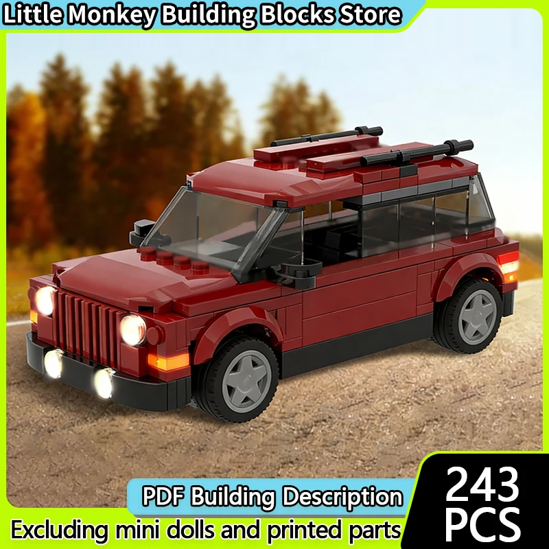 

Speed Racing Car Model MOC Building Bricks Patriot Off-Road Vehicle Modular Technology Children Holiday Gifts Assemble Toys Suit