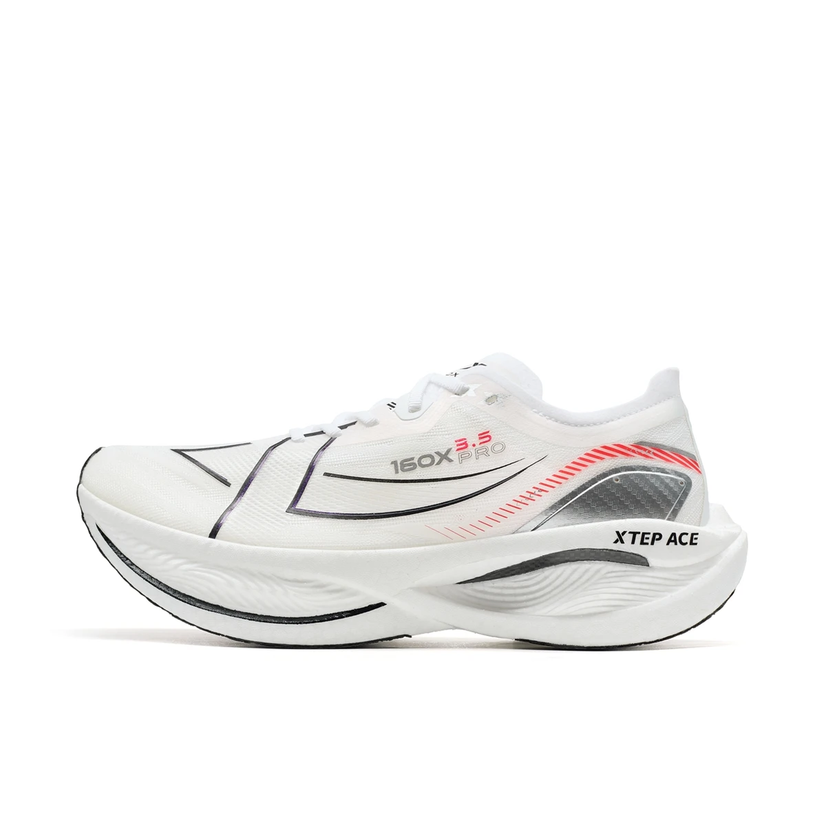 Xtep 160X 3,5 Pro Laufschuhe Professionelle Marathon PB Carbon Platte Sport Schuh Dämpfung Shock Sneakers 976419110084 3