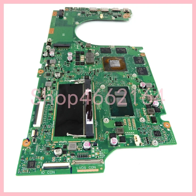 Imagem -05 - Placa-mãe para Laptop para Asus Ux510uwk i5 I77th Cpu 8g Ram Gtx950m Gtx960m Ux510uwk Ux510uw Ux510u U5000u Ux510uxk