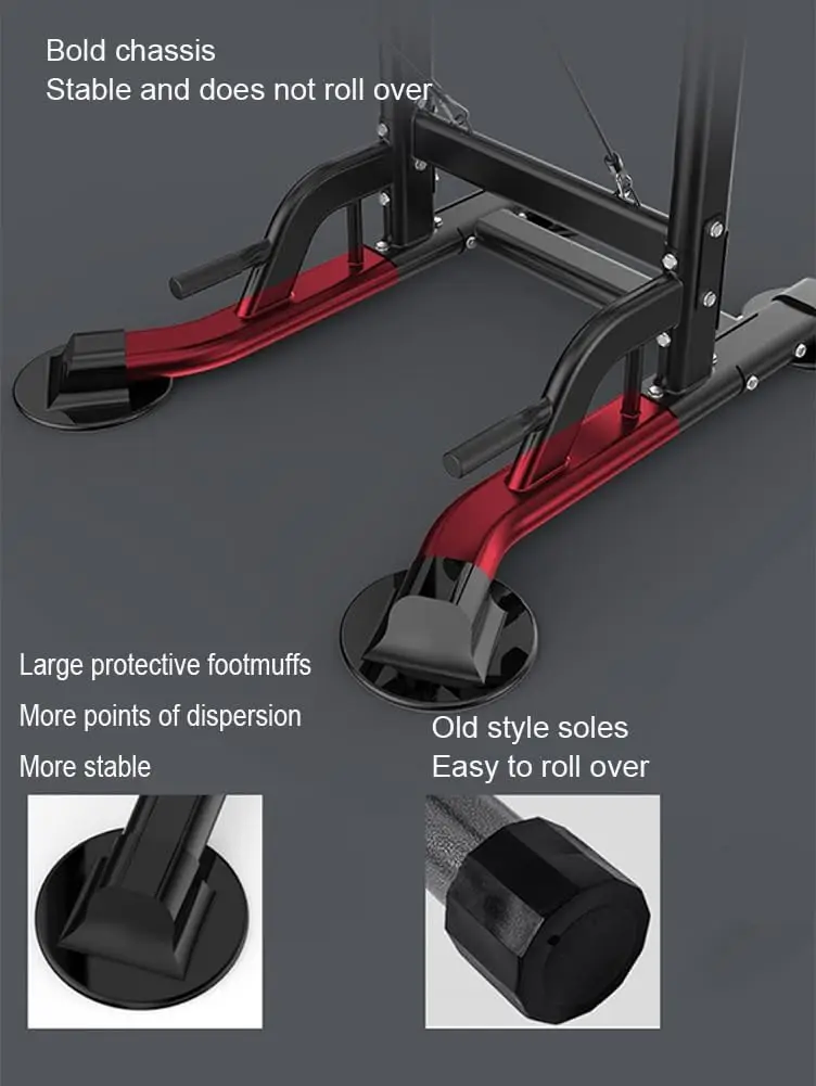 Ergonomic Padded Horizontal Gym Bar Pull up Station Calisthenics Equipment Core Strength Functional Trainer Stand Exercise