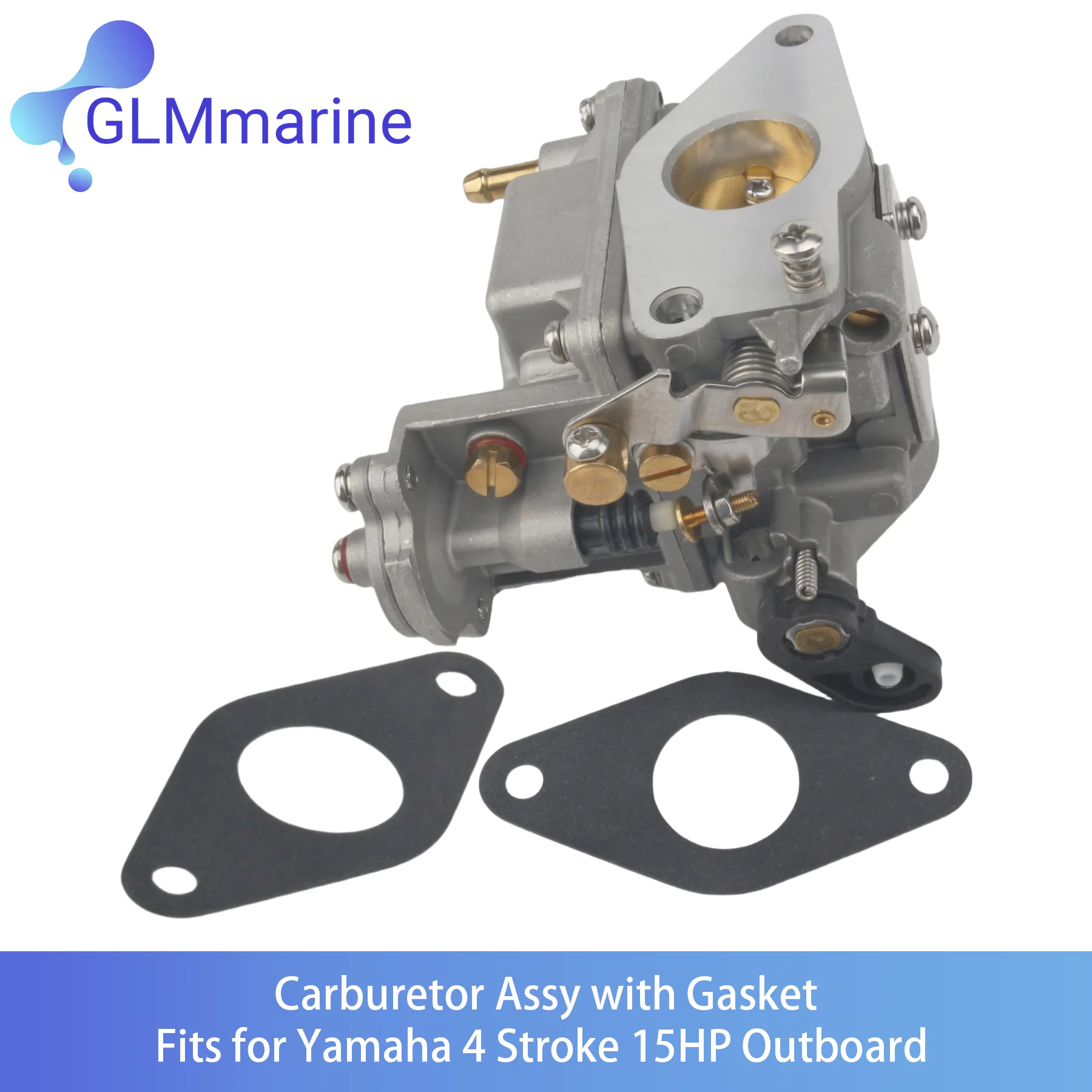 Voor Yamaha 4 Takt 15HP 66M-14301 Carburateur Assy met Pakking 66M-13646 Buitenboordmotoren 66M-14301-00 66M-14301-11 18-346