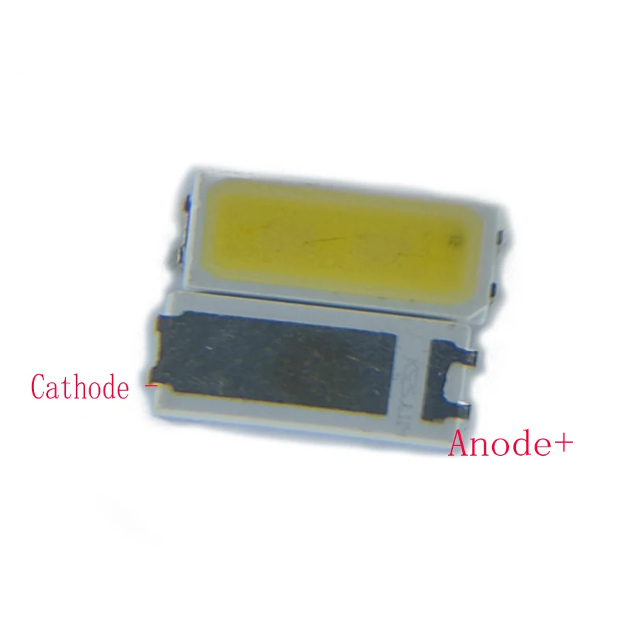 200/500PCS SMD LED 7030 6V  Cold White 1W 7.0*3.0mm For TV Backlight Strips