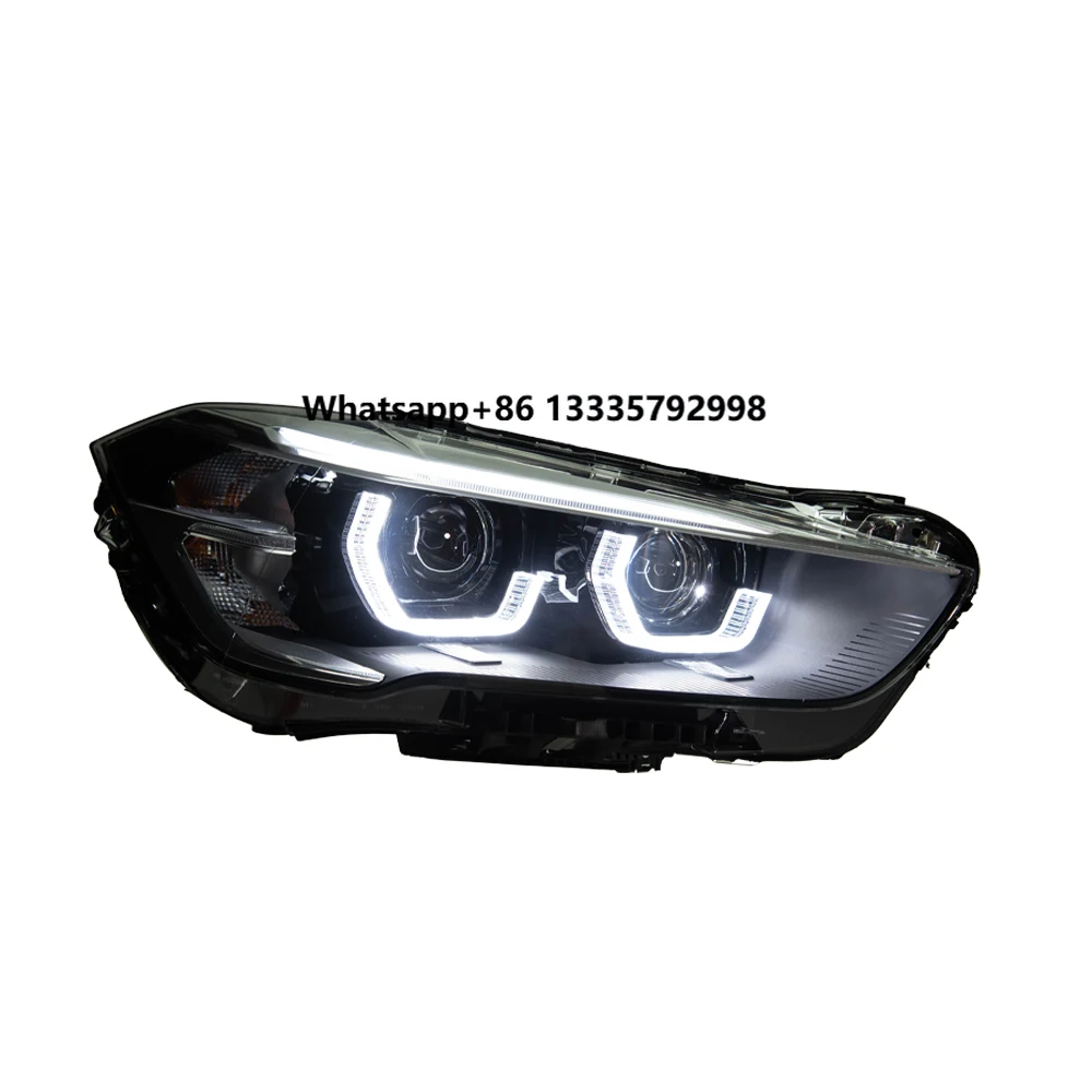 

Car Front Light for BMW X1 F48 2016-2019 Upgrade New LED Auto Headlight Bifocal Lens Hot Accessories High Configuration Assembly