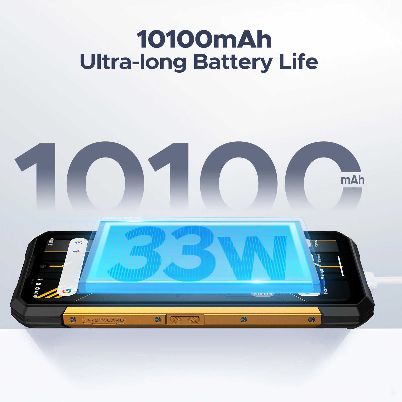 DOOGEE S200 X 5G هاتف متين 6.72 "120 هرتز الأبعاد 7050 12GB + 512GB AI كاميرا ثلاثية 10100mAh بطارية NFC 5g الهاتف الذكي