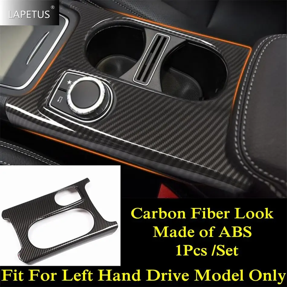 

Accessories Central Control Water Cup Holder Panel Cover Trim For Mercedes-Benz CLA W117 A Class GLA 200 220 X156 2015 - 2018