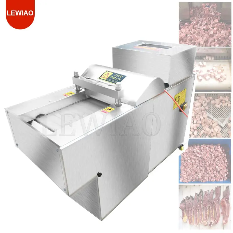 

Automatic Cutting Chicken Machine Commercial Fresh Meat Frozen Meat Fish Ribs Cutting Machine