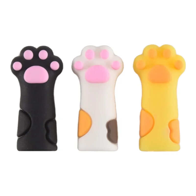 AA20-3Pcs น่ารัก Nipper ฝาครอบป้องกันสําหรับเล็บ Cuticle กรรไกรเล็บเท้าเครื่องมือ Dead Skin แหนบหมวก