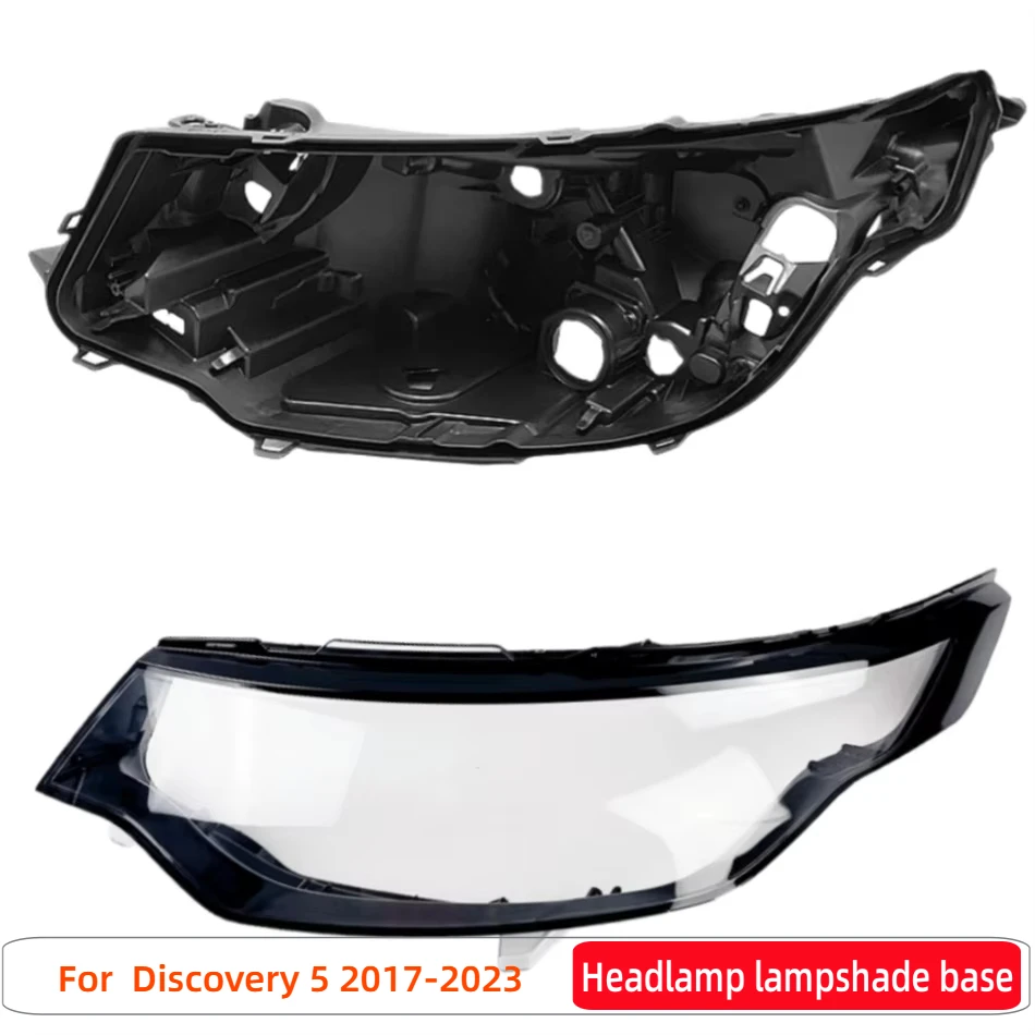 

For Land Rover Discovery 5 2017 2018 2019 2020 2021 2022 2023 Auto Accessory Car Base Head Lamp Shell Back House Headlight Glass