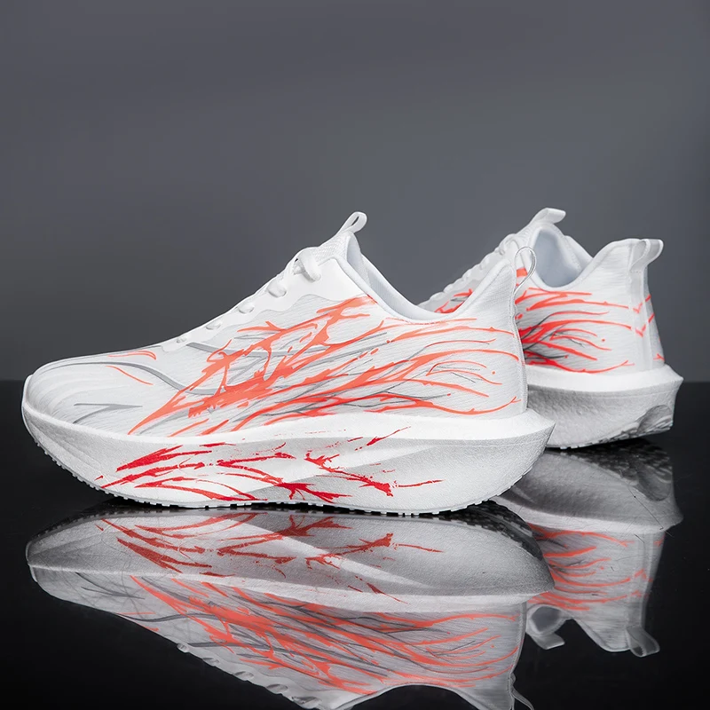 Men Running Shoes Carbon Board Marathon Speciality Sports Breathable Lightweight Women's Comfortable Athletic Sneakers