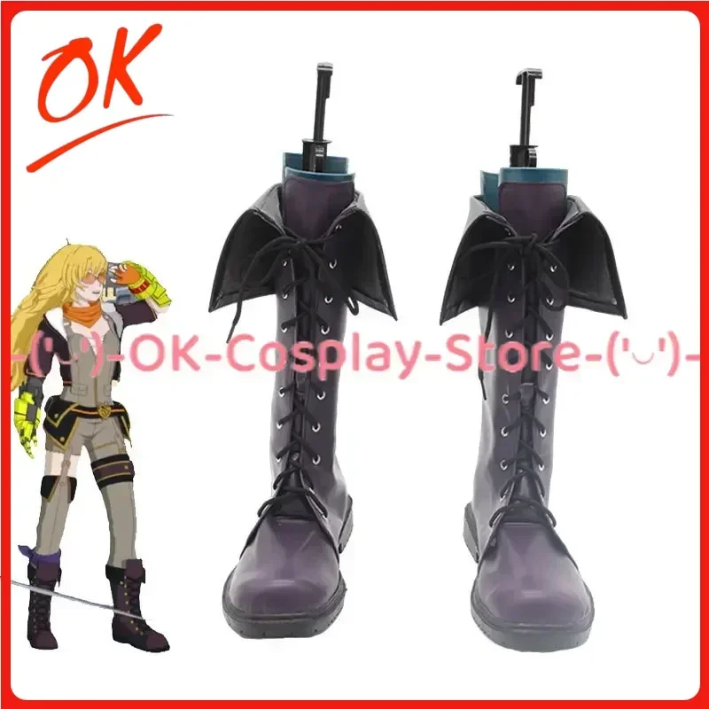 

[Customized] Yang Xiao Long Cosplay Shoes Anime Roleplay Props Halloween Carnival Holiday Party PU Leather Boots